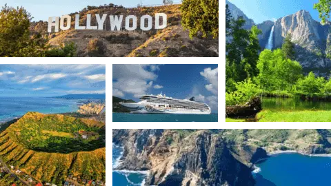 SGE Viagens e Turismo - Grupo Exclusivo Roteiro - Cruzeiro pelo Havaí com Califórnia 2025 Card