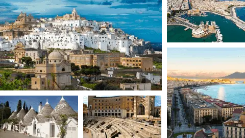 SGE Viagens e Turismo - Grupo Exclusivo Roteiro - Itália, Puglia, Basilicata e Campania 2025 Card